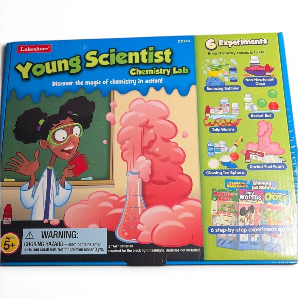 Lakeshore Young Scientist Chemistry Lab Kit DD148 Kids Science Experiments New